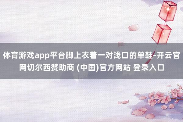 体育游戏app平台脚上衣着一对浅口的单鞋-开云官网切尔西赞助商 (中国)官方网站 登录入口