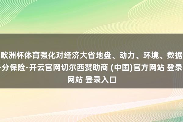 欧洲杯体育强化对经济大省地盘、动力、环境、数据等身分保险-开云官网切尔西赞助商 (中国)官方网站 登录入口
